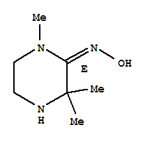 (e)-(9ci)-1,3,3-三甲基哌嗪酮肟结构式_74986-96-2结构式