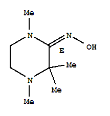(e)-(9ci)-1,3,3,4-四甲基哌嗪酮肟结构式_74986-99-5结构式