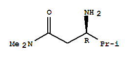 (3r)-(9ci)-3-氨基-n,n,4-三甲基戊酰胺结构式_750548-51-7结构式
