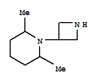 (9ci)-1-(3-氮杂啶)-2,6-二甲基-哌啶结构式_752180-92-0结构式