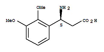 (S)-3-amino-3-(2,3-dimethoxy-phenyl)-propionic acid Structure,752198-18-8Structure