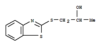 (9ci)-1-(2-苯并噻唑硫代)-2-丙醇结构式_75235-71-1结构式