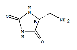 (5r)-(9ci)-5-(氨基甲基)-2,4-咪唑啉二酮结构式_753448-38-3结构式