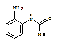 4-氨基-1,3-二氢-苯并咪唑-2-酮结构式_75370-65-9结构式