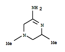 3,4,5,6-四氢-4,6-二甲基吡嗪胺结构式_754164-71-1结构式