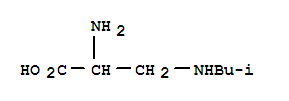 (9ci)-3-[(2-甲基丙基)氨基]-丙氨酸结构式_754924-38-4结构式