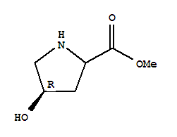 (4r)-(9ci)-4-羟基脯氨酸甲酯结构式_754962-86-2结构式