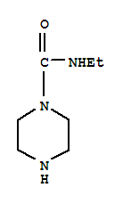 N-乙基-1-哌嗪羧酰胺结构式_75529-72-5结构式