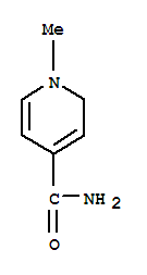 (9ci)-1,2-二氢-1-甲基-4-吡啶羧酰胺结构式_75532-97-7结构式