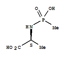 (9ci)-n-(羟基甲基膦)-L-丙氨酸结构式_756792-36-6结构式
