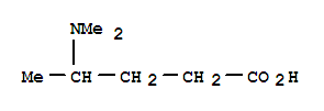(9ci)-4-(二甲基氨基)-戊酸结构式_756874-19-8结构式
