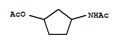 (9ci)-n-[3-(乙酰基氧基)环戊基]-乙酰胺结构式_75694-92-7结构式