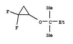 (9ci)-2-(1,1-二甲基丙氧基)-1,1-二氟-环丙烷结构式_757203-91-1结构式