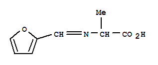 (9ci)-n-(2-呋喃亚甲基)-丙氨酸结构式_757941-26-7结构式
