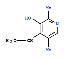 (9ci)-4-乙烯-2,5-二甲基-3-羟基吡啶结构式_758630-41-0结构式