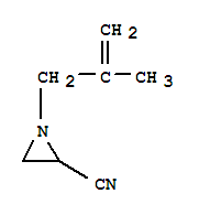 (9ci)-1-(2-甲基-2-丙烯基)-2-氮丙啶甲腈结构式_75984-81-5结构式