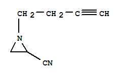 (9ci)-1-(3-丁炔基)-2-氮丙啶甲腈结构式_75985-42-1结构式
