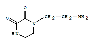 (9ci)-1-(2-氨基乙基)-2,3-哌嗪二酮结构式_760122-98-3结构式