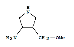 (9ci)-4-(甲氧基甲基)-3-吡咯烷胺结构式_760139-78-4结构式