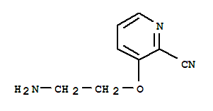 (9ci)-3-(2-氨基乙氧基)-2-吡啶甲腈结构式_760161-21-5结构式