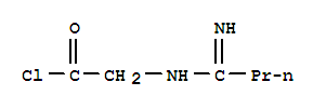 (9ci)-[(1-亚氨基丁基)氨基]-乙酰氯结构式_762181-50-0结构式