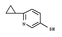 (9ci)-6-环丙基-3-吡啶硫醇结构式_762272-39-9结构式