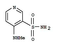 (9ci)-4-(甲基氨基)-3-吡啶磺酰胺结构式_76254-78-9结构式