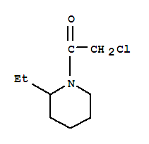 (9ci)-1-(氯乙酰基)-2-乙基-哌啶结构式_76395-72-7结构式