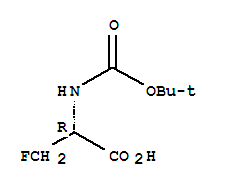 (9ci)-n-[(1,1-二甲基乙氧基)羰基]-3-氟-L-丙氨酸结构式_76399-81-0结构式