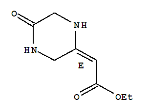 (2e)-(9ci)-(5-氧代哌嗪)-乙酸乙酯结构式_764698-14-8结构式