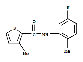 2-Thiophenecarboxamide,n-(5-fluoro-2-methylphenyl)-3-methyl-(9ci) Structure,765283-57-6Structure