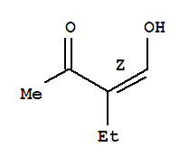 (z)-(9ci)-3-(羟基亚甲基)-2-戊酮结构式_767257-76-1结构式