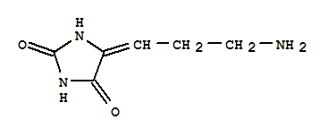 (9ci)-5-(3-氨基亚丙基)-2,4-咪唑啉二酮结构式_767275-86-5结构式