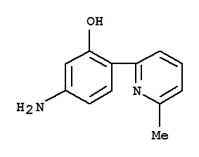 (9CI)-5-氨基-2-(6-甲基-2-吡啶)-苯酚结构式_767283-22-7结构式