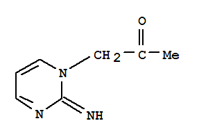 (9ci)-1-(2-亚氨基-1(2H)-嘧啶)-2-丙酮结构式_767576-40-9结构式