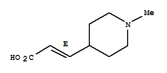 (2e)-(9ci)-3-(1-甲基-4-哌啶基)-2-丙酸结构式_768370-97-4结构式