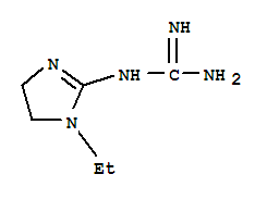 Guanidine, (1-ethyl-4,5-dihydro-1h-imidazol-2-yl)-(9ci) Structure,769059-87-2Structure