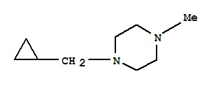 (9ci)-1-(环丙基甲基)-4-甲基-哌嗪结构式_769073-36-1结构式