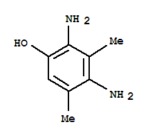 (9CI)-2,4-二氨基-3,5-二甲基-苯酚结构式_769082-34-0结构式