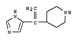 (9CI)-4-[1-(1H-咪唑-4-基)乙烯]-哌啶结构式_769118-15-2结构式