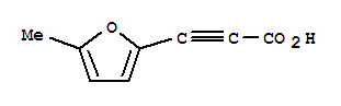 (9ci)-3-(5-甲基-2-呋喃)-2-丙炔酸结构式_77034-21-0结构式