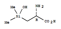 (9ci)-3-(羟基二甲基甲硅烷基)-L-丙氨酸结构式_770738-48-2结构式