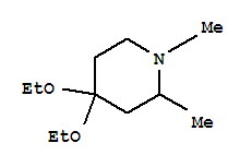 (9CI)-4,4-二乙氧基-1,2-二甲基-哌啶结构式_771413-96-8结构式