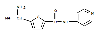 2-Thiophenecarboxamide,5-(1-aminoethyl)-n-4-pyridinyl-(9ci) Structure,771471-80-8Structure