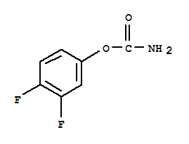 (9CI)-3,4-二氟-, 氨基甲酸酯苯酚结构式_771546-19-1结构式