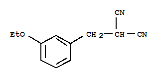 (9ci)-[(3-乙氧基苯基)甲基]-丙二腈结构式_771560-29-3结构式