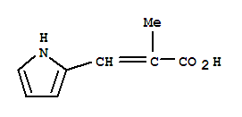 (9ci)-2-甲基-3-(1H-吡咯-2-基)-2-丙酸结构式_773120-67-5结构式