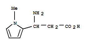 3-氨基-3-(1-甲基-1H-吡咯-2-基)丙酸结构式_773122-08-0结构式