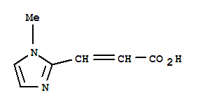 (9ci)-3-(1-甲基-1H-咪唑-2-基)-2-丙酸结构式_773129-71-8结构式