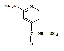 (9ci)-2-(二甲基氨基)-4-吡啶羧酸肼结构式_77314-49-9结构式